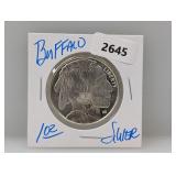 1oz .999 Silv Buffalo Round