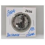 2024 1oz .999 Silv Britannia
