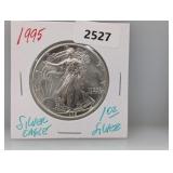 1995 1oz .999 Silv Eagle $1 Dollar