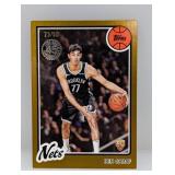 2025-26 Topps Ben Saraf RC Gold/50 1980 Basketball
