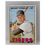 1967 Topps Mickey Stanley #607 Creases/MK
