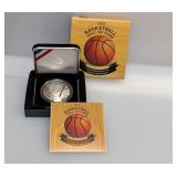 2020 Basketball HOF Comm Silv $1 Dollar