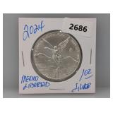 2024 1oz .999 Silv Mexico Libertad