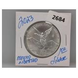2023 1oz .999 Silv Mexico Libertad