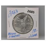2023 1oz .999 Silv Mexico Libertad