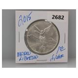 2015 1oz .999 Silv Mexico Libertad