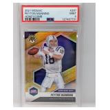 2021 Peyton Manning Mosaic Honeycomb Prizm PSA 9