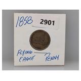 1858 Flying Eagle Penny