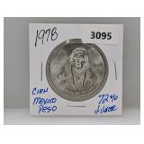 1978 72% Silv Mexico Cien Pesos