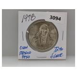 1978 72% Silv Mexico Cien Pesos
