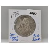 1978 72% Silv Mexico Cien Pesos
