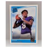 2018 Panini Donruss Rated Rookie Lamar Jackson