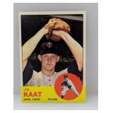 1963 Topps Baseball JIM KAAT HOF 165