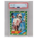 1986 Jerry Rice Topps RC #161 PSA 5