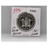 1976 .925 Silv Belize $10 Dollars