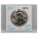 1971-S 40% Silv Ike $1 Dollar