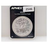 2020 1oz .999 Silv Eagle $1 Dollar
