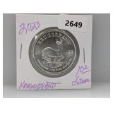 2023 1oz .999 Silv Krugerrand