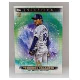 2024 Yoshinobu Yamamoto Topps Inception Green RC