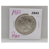 1923 90% Silv Peace $1 Dollar
