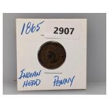 1865 Indian Head Penny