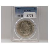 PCGS 1921 MS62 90% Silv Morgan $1