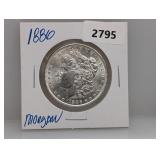 1886 90% Silv Morgan $1 Dollar