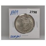 1889 90% Silv Morgan $1 Dollar