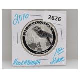 2016 1oz .999 Silv Australian Kookaburra