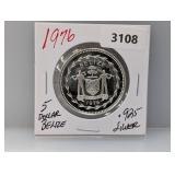 1976 .925 Silv Belize $5 Dollars