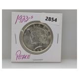 1923-S 90% Silv Peace $1 Dollar