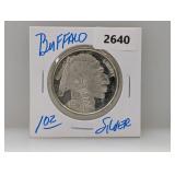 1oz .999 Silv Buffalo Round