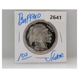 1oz .999 Silv Buffalo Round
