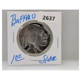 1oz .999 Silv Buffalo Round