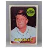 1969 Topps Baseball Earl Weaver HOF-RC 516