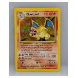 1999 Pokemon Charizard Holo #4 Scratches
