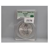 CAC 1982-MO MS65 1oz .999 Silv Libertad