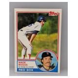 1983 Wade Boggs Topps RC Rookie #498