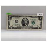 1976 $2 Fed Reserve Note