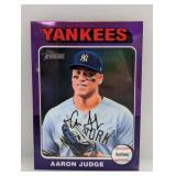 2024 Aaron Judge Topps Heritage Chrome Purple Ref