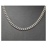 20" .925 Sterl Curb Chain Necklace