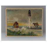 1910 Hassan Cigarettes Coney Island Light Damage