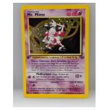 2000 Pokemon Foreign 1st Ed Mr. Mime Holo #6 Edges