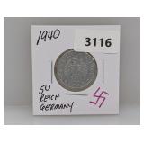 1940 Germany 50 Reich