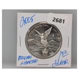 2005 1oz .999 Silv Mexico Libertad