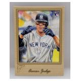 2017 Topps Gallery Aaron Judge Canvas Parallel RC