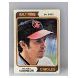 1974 Topps Brooks Robinson #160 Stain