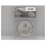 ANACS 1996 MS69 1oz .999 Silv Eagle $1