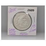 2015 1oz .999 Silv Gt White Shark Tokelau
