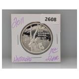 2011 1oz .999 Silv WWF Antelope
